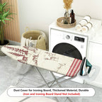 1-Piece Forest Cabin Deer Retro  Ironing Board Cover, Universal Size, Without Board