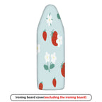 1-Piece Strawberry Flower Blue  Ironing Board Cover, Universal Size, Without Board