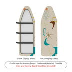 1-Piece Geometric Abstract Retro  Ironing Board Cover, Universal Size, Without Board
