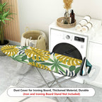 1-Piece Tropical Leaf Pattern Green Palm  Ironing Board Cover, Universal Size, Without Board