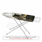 1-Piece Cat Marble Gold  Ironing Board Cover, Universal Size, Without Board