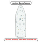 1-Piece Snowflake Star Tree  Ironing Board Cover, Universal Size, Without Board