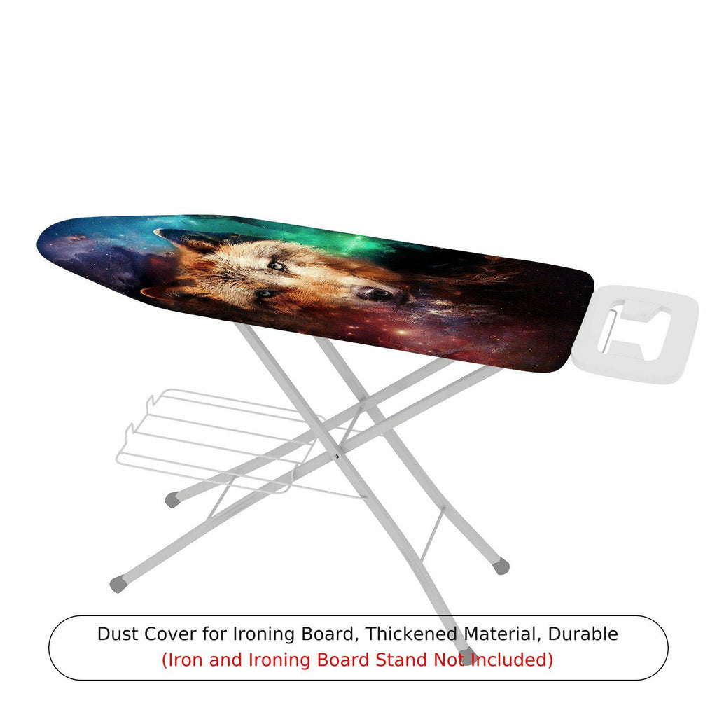 1-Piece Wolves Galaxy Stars  Ironing Board Cover, Universal Size, Without Board