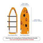 1-Piece Halloween Pumpkin Cat Ghost  Ironing Board Cover, Universal Size, Without Board