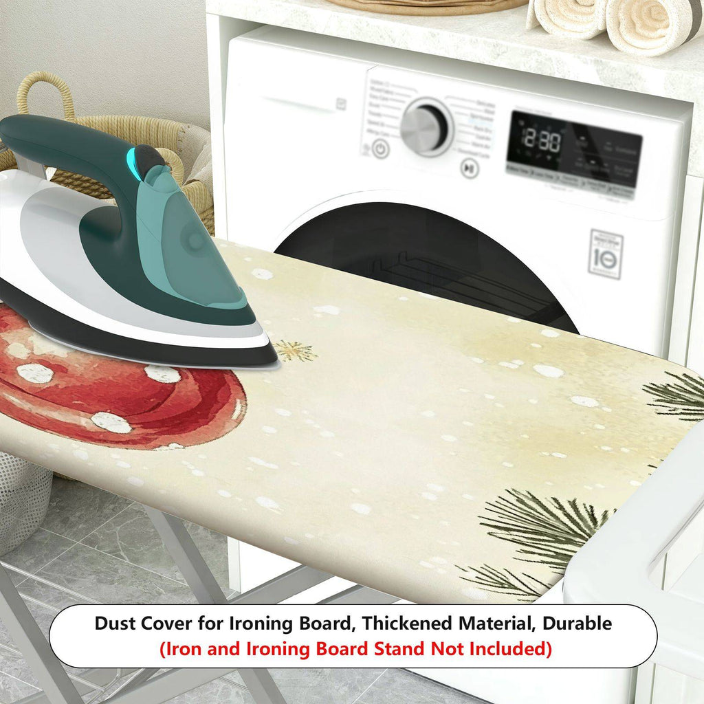 1-Piece Christmas Ornaments Pine Tree Snowfall  Ironing Board Cover, Universal Size, Without Board