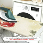 1-Piece Christmas Ornaments Pine Tree Snowfall  Ironing Board Cover, Universal Size, Without Board