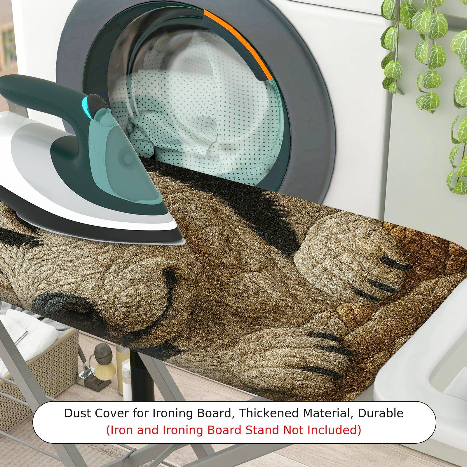 1-Piece Husky Dog Animal Pet  Ironing Board Cover, Universal Size, Without Board