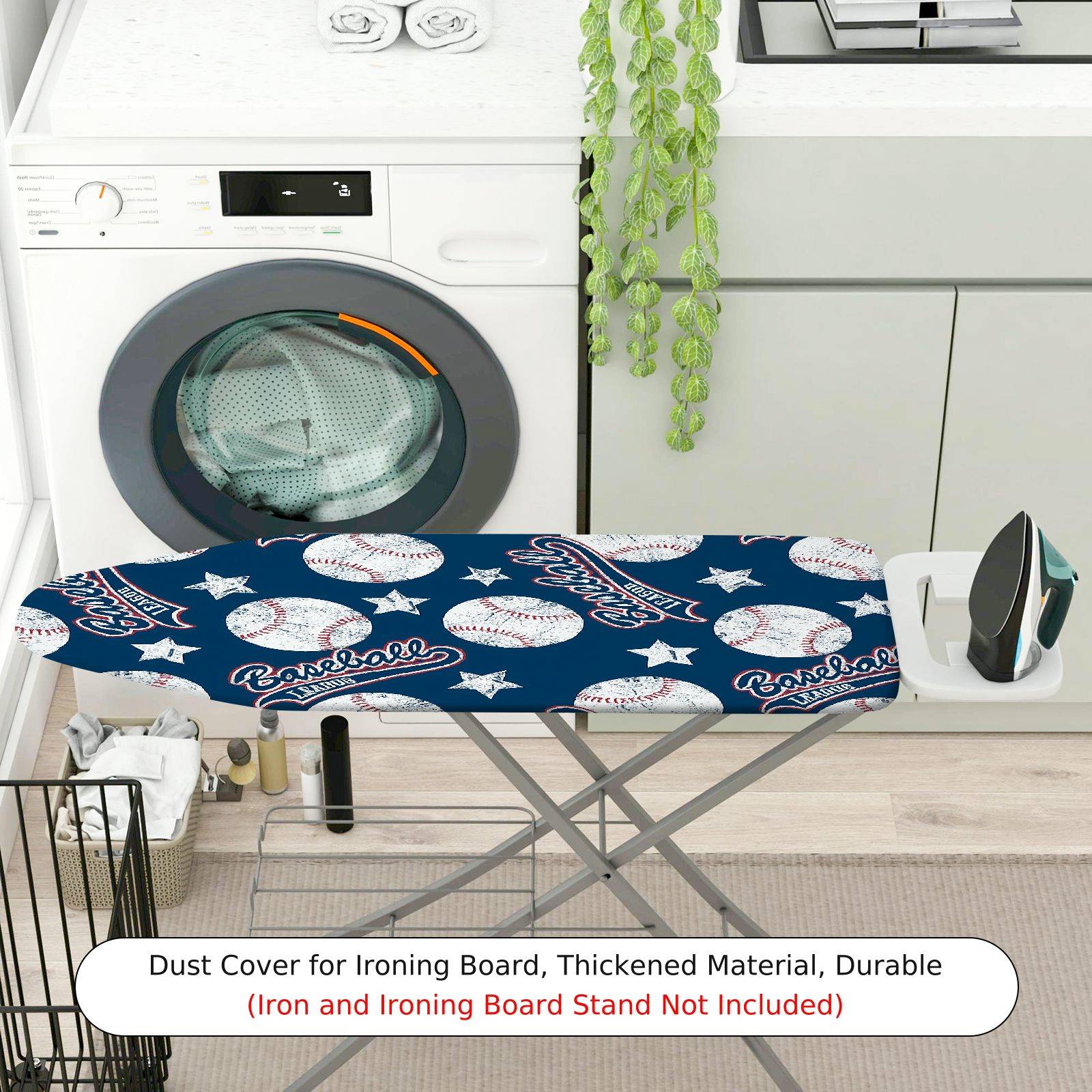 1-Piece Baseball Stars Sports  Ironing Board Cover, Universal Size, Without Board