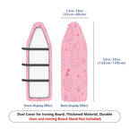 1-Piece Christmas Bell Star Ornament  Ironing Board Cover, Universal Size, Without Board