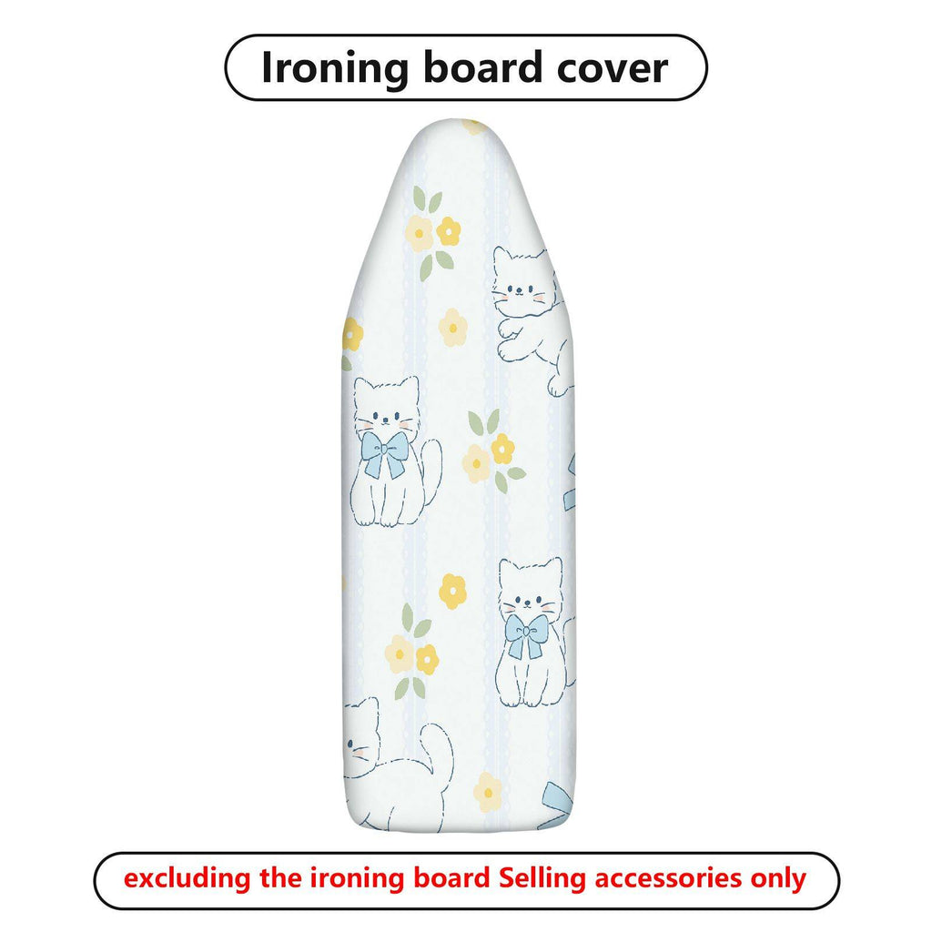 1-Piece Cat Flower  Ironing Board Cover, Universal Size, Without Board