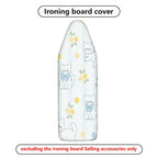 1-Piece Cat Flower  Ironing Board Cover, Universal Size, Without Board