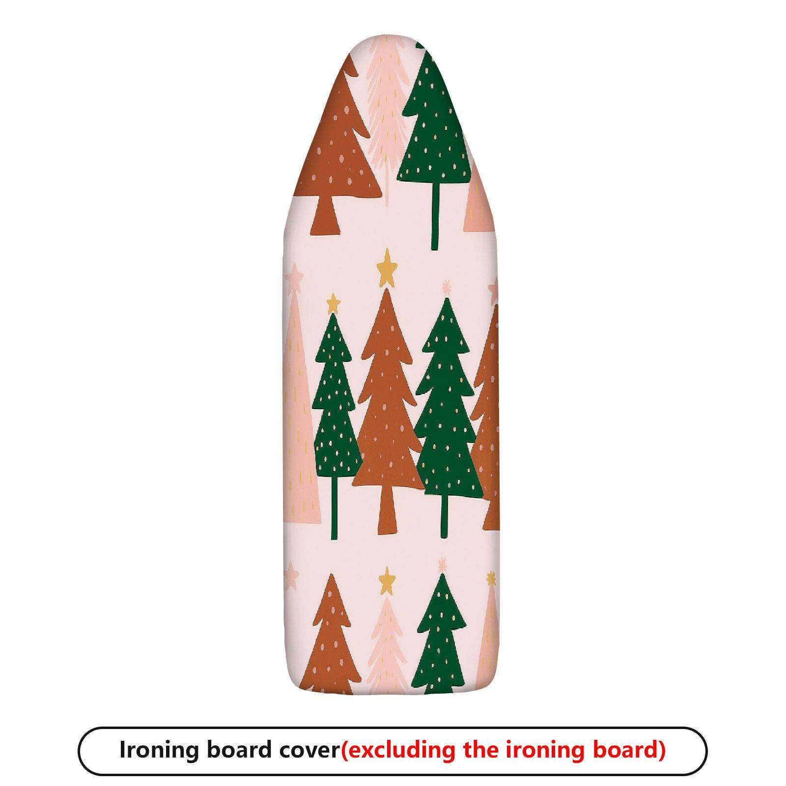 1-Piece Christmas Tree Star Pattern  Ironing Board Cover, Universal Size, Without Board