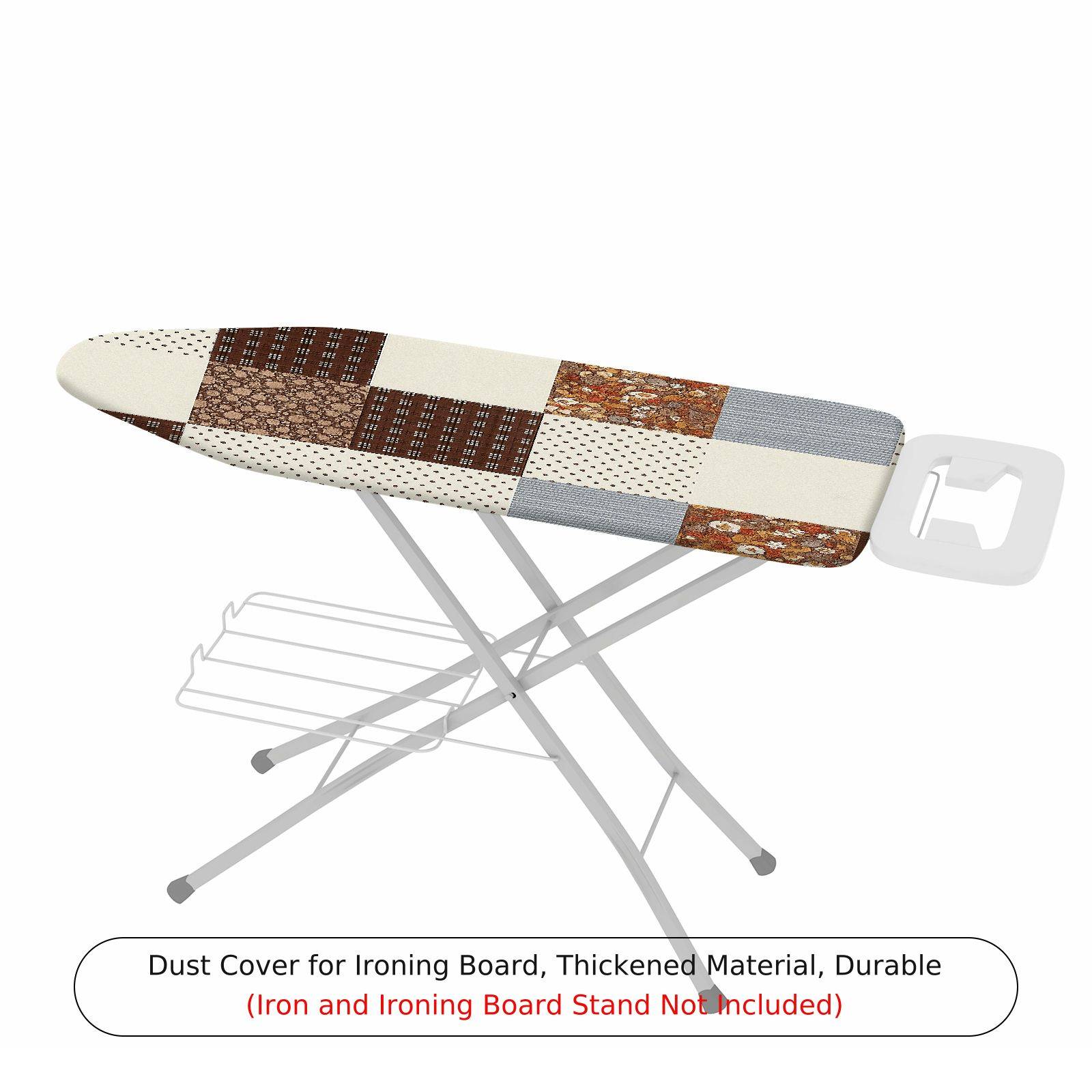 1-Piece Patchwork Geometric Retro  Ironing Board Cover, Universal Size, Without Board