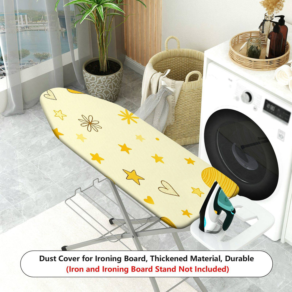 1-Piece Star Heart Flower  Ironing Board Cover, Universal Size, Without Board