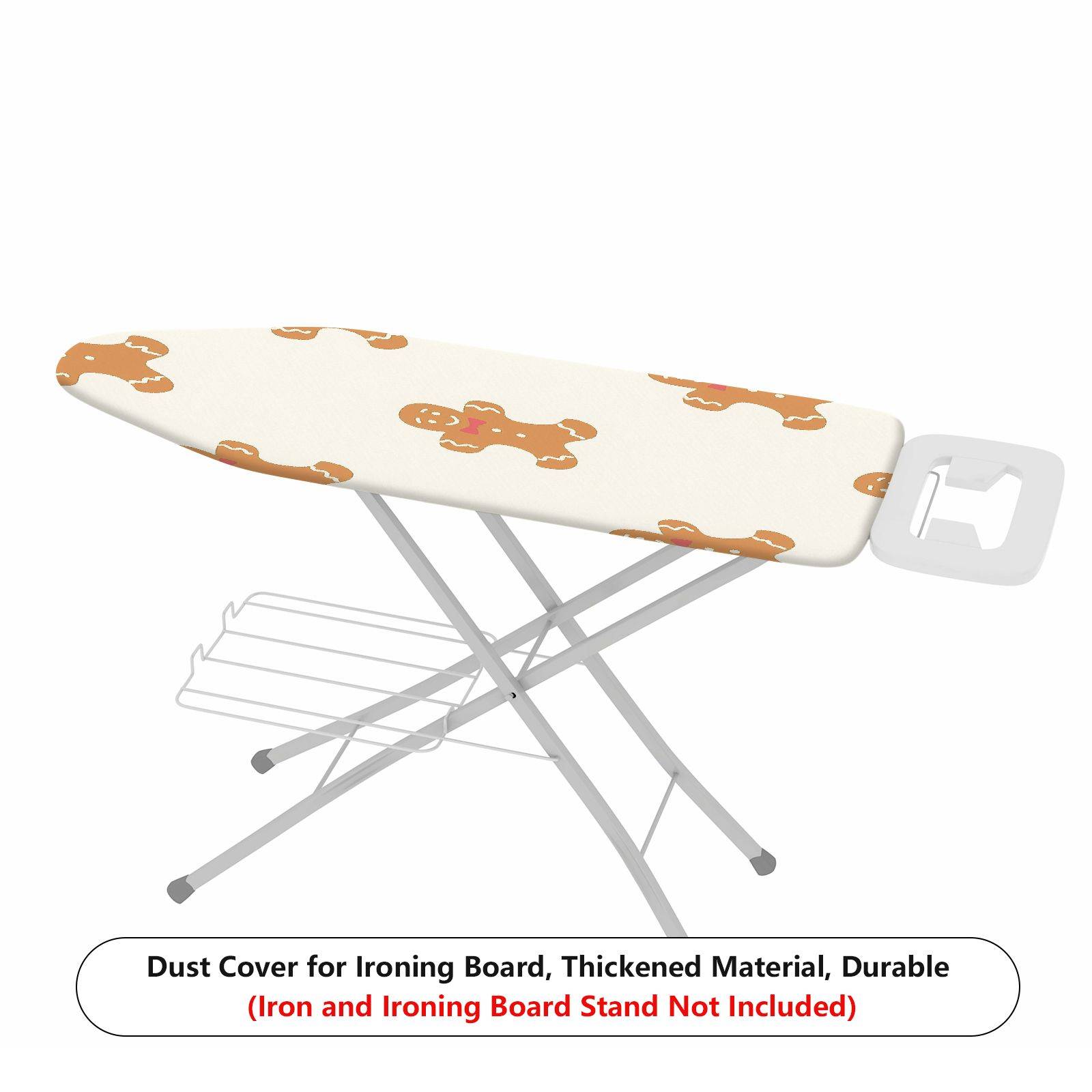 1-Piece Gingerbread Christmas Decorative  Ironing Board Cover, Universal Size, Without Board