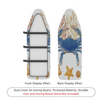 1-Piece Ocean Crab Starfish  Ironing Board Cover, Universal Size, Without Board