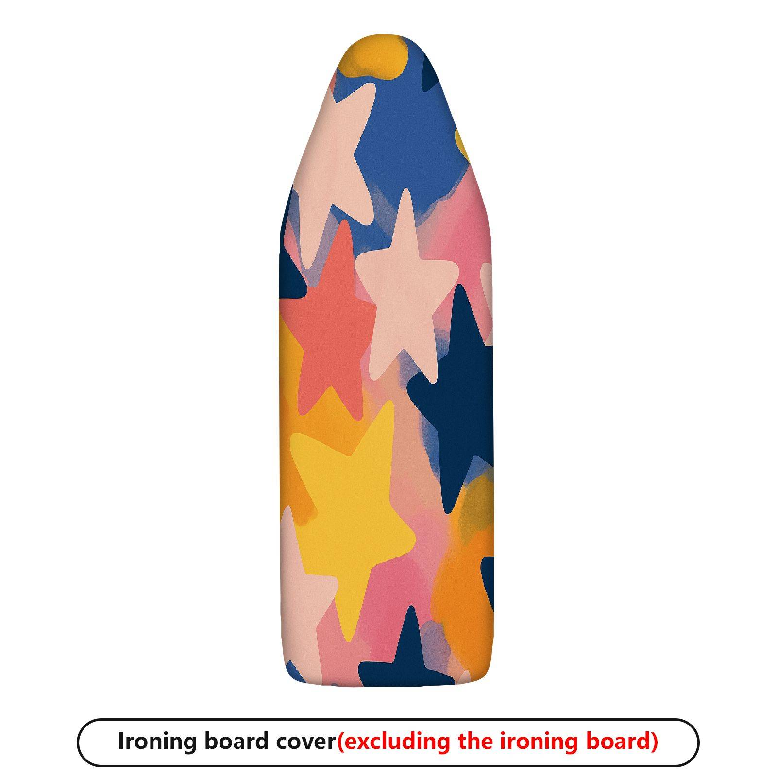 1-Piece Star Pattern Rainbow Colorful Modern  Ironing Board Cover, Universal Size, Without Board