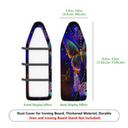 1-Piece Butterfly Galaxy Star  Ironing Board Cover, Universal Size, Without Board