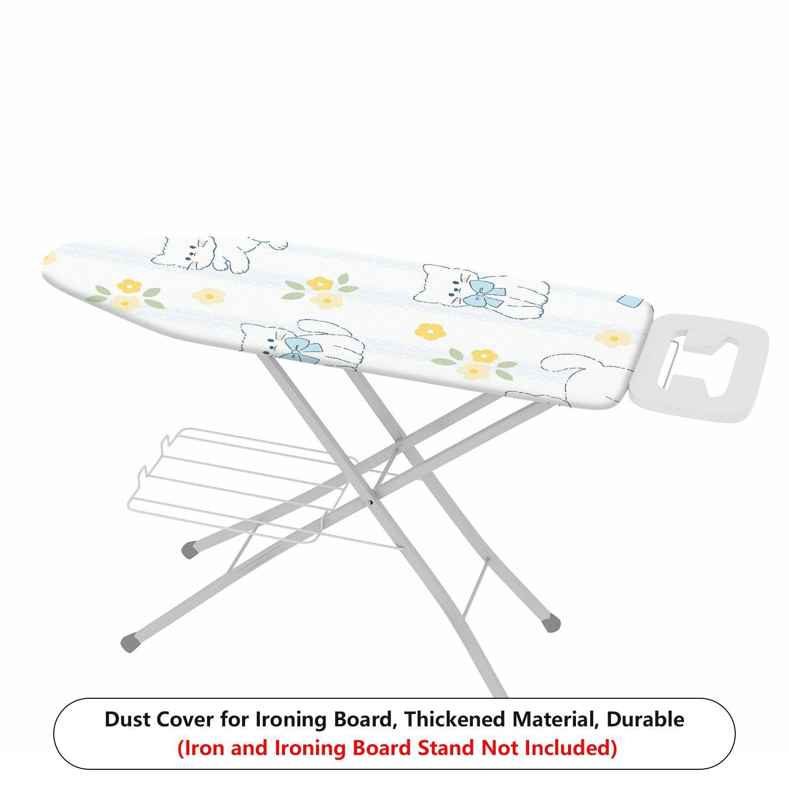 1-Piece Cat Flower  Ironing Board Cover, Universal Size, Without Board