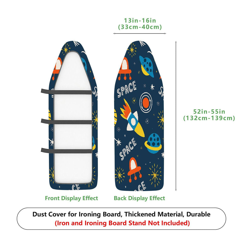 1-Piece Space Rocket Star  Ironing Board Cover, Universal Size, Without Board