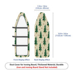 1-Piece Christmas Tree Pattern Decorative Printed  Ironing Board Cover, Universal Size, Without Board