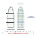 1-Piece Plaid Star Nice Day  Ironing Board Cover, Universal Size, Without Board