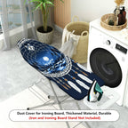 1-Piece Dreamcatcher Wolf Moonlight  Ironing Board Cover, Universal Size, Without Board