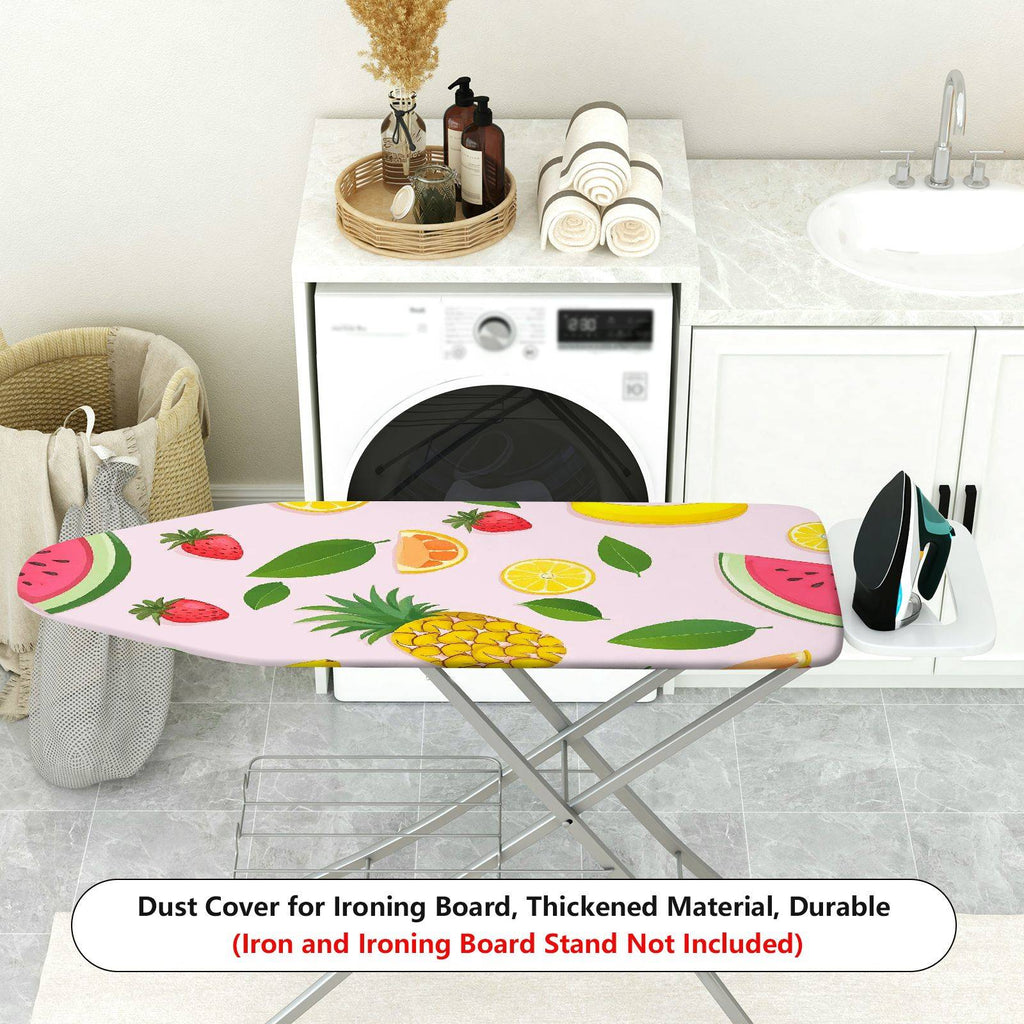 1-Piece Fruit Pattern Pineapple Strawberry  Ironing Board Cover, Universal Size, Without Board