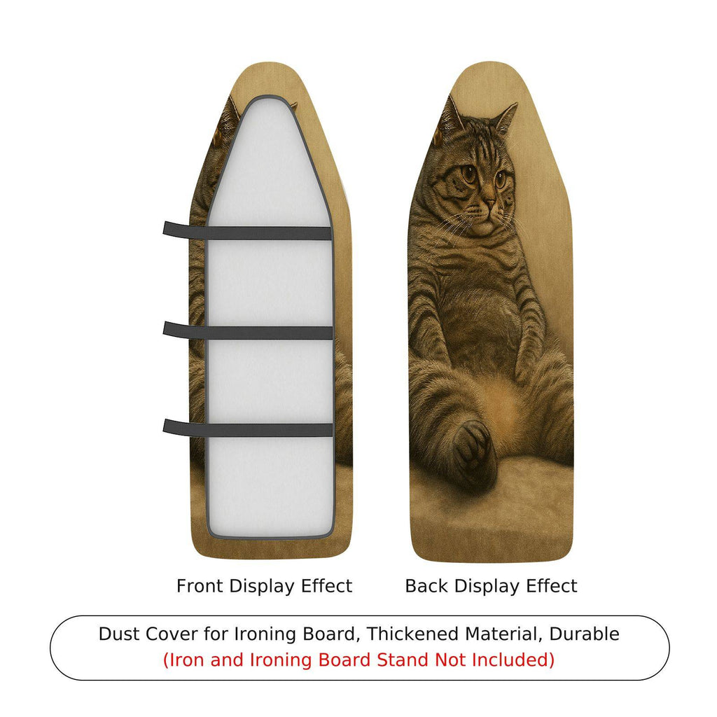 1-Piece Cat Animal Fun Art  Ironing Board Cover, Universal Size, Without Board