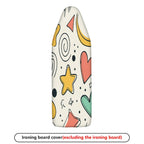 1-Piece Star Heart Swirl  Ironing Board Cover, Universal Size, Without Board