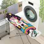 1-Piece Unicorn Rainbow Star  Ironing Board Cover, Universal Size, Without Board