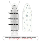 1-Piece Snowflake Star Tree  Ironing Board Cover, Universal Size, Without Board