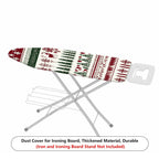 1-Piece Christmas Reindeer Snowflake  Ironing Board Cover, Universal Size, Without Board