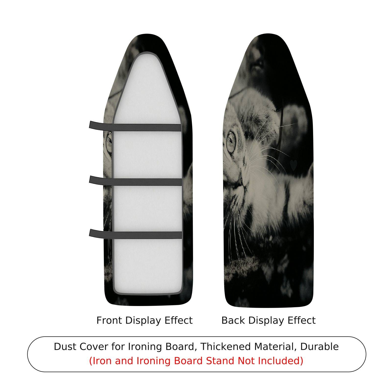 1-Piece Lion Feline Animal  Ironing Board Cover, Universal Size, Without Board