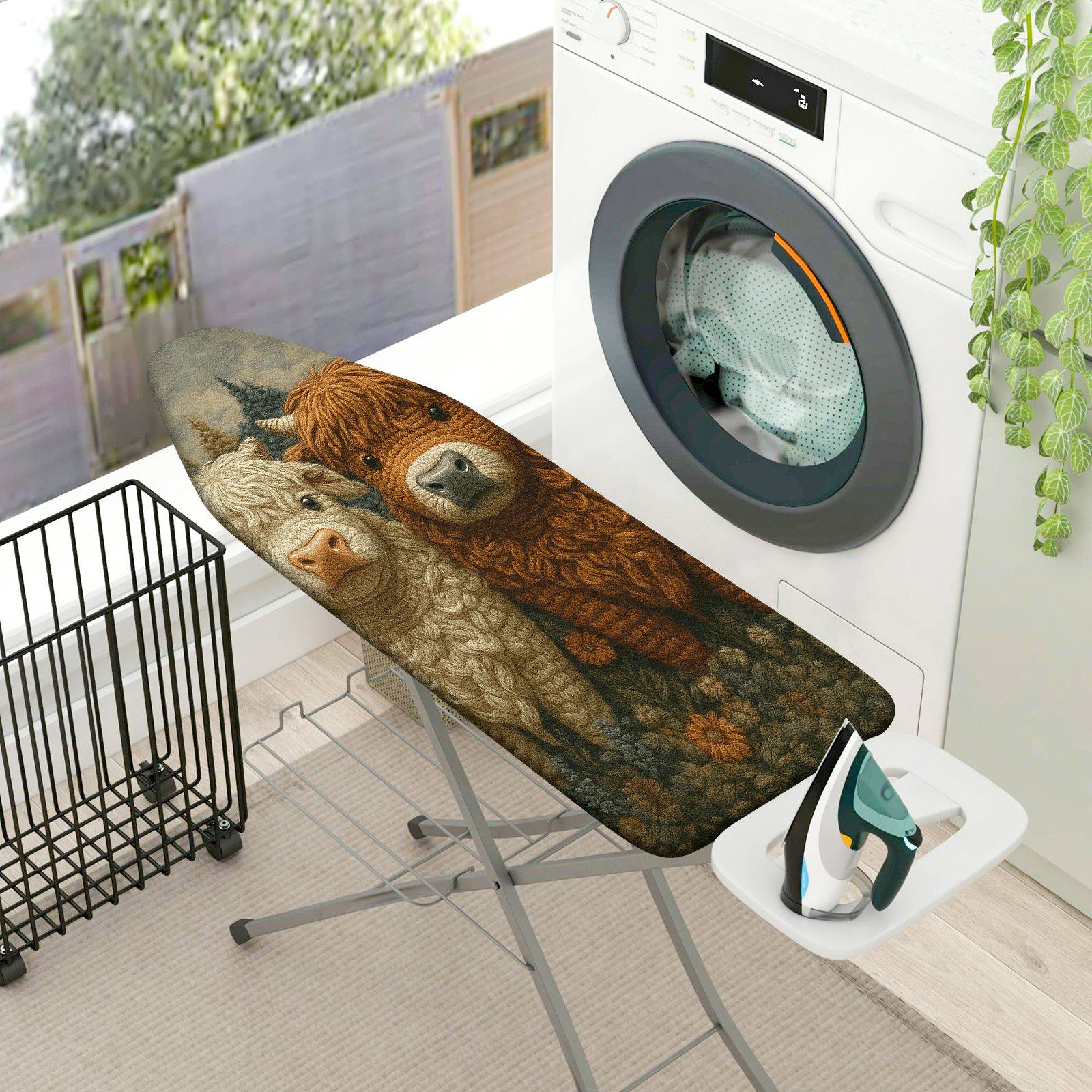 1-Piece Animal Alpaca Cute  Ironing Board Cover, Universal Size, Without Board