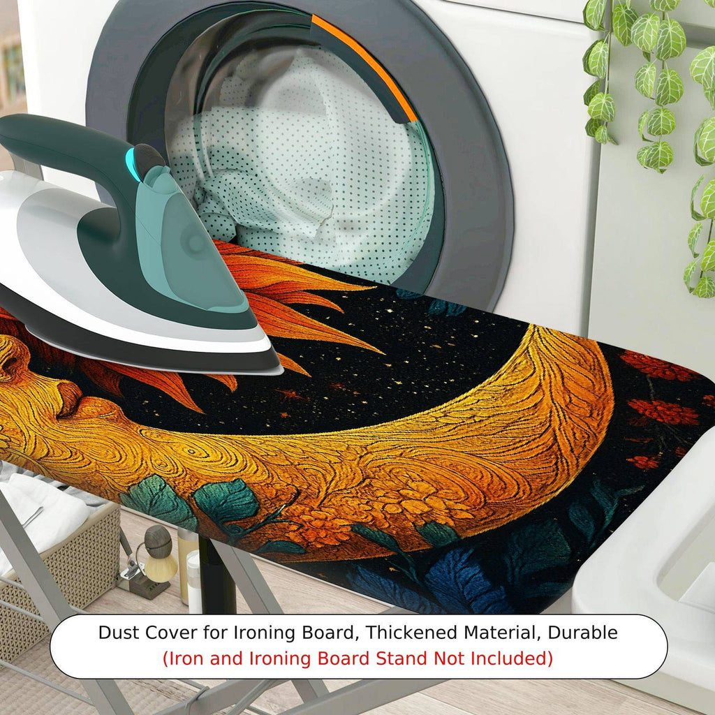 1-Piece Sun Moon Star  Ironing Board Cover, Universal Size, Without Board