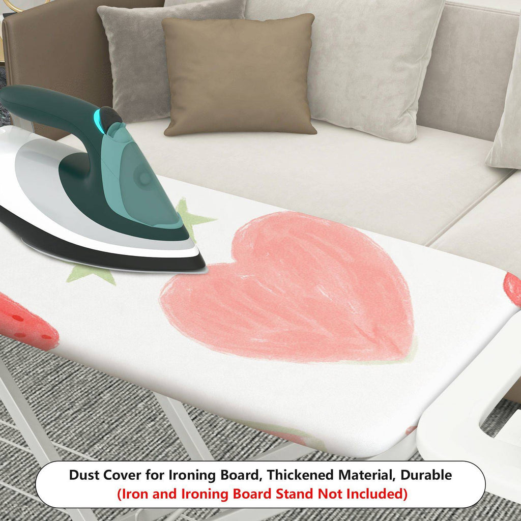 1-Piece Strawberry Heart Star  Ironing Board Cover, Universal Size, Without Board
