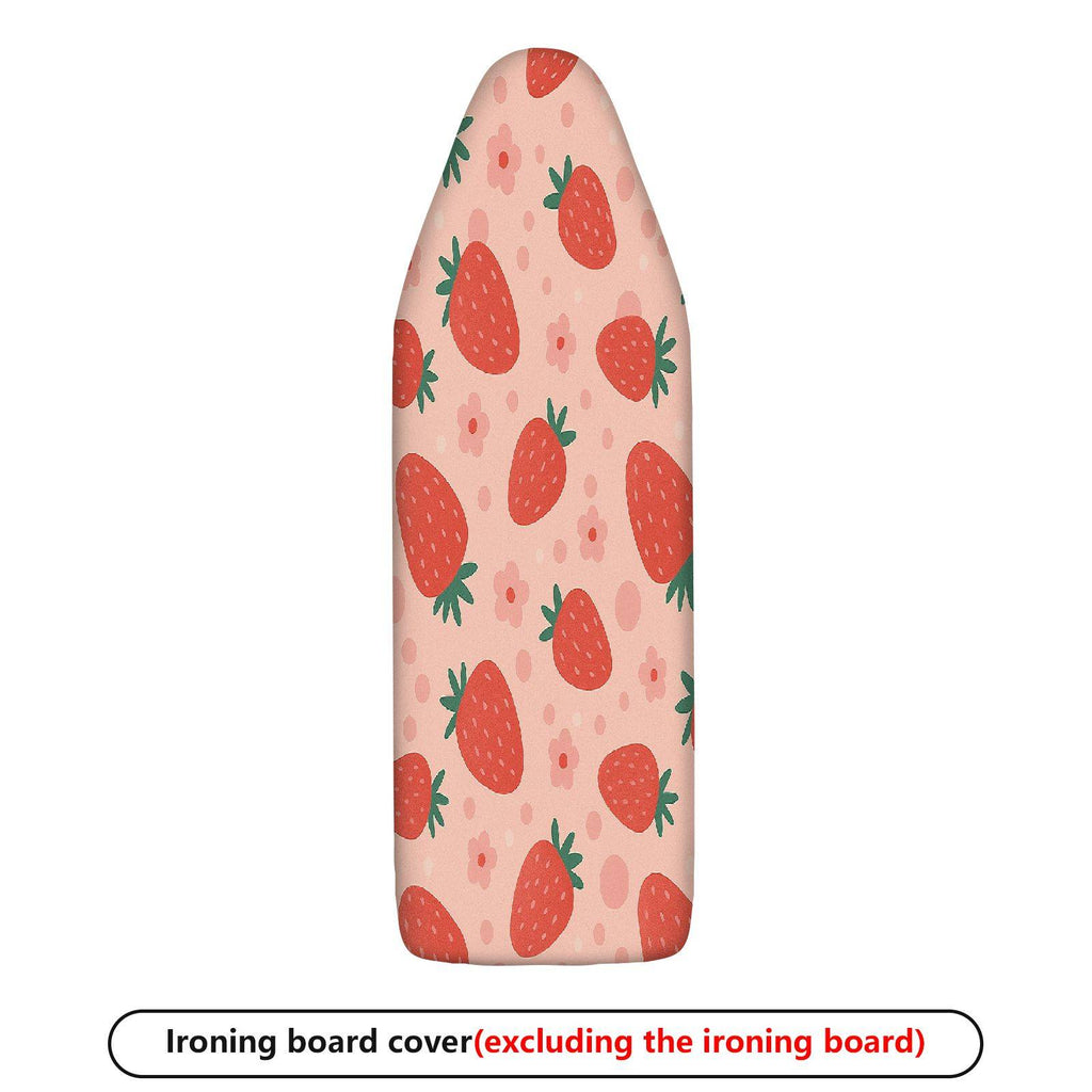 1-Piece Strawberry Flower Pink  Ironing Board Cover, Universal Size, Without Board