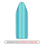 1-Piece Striped Blue Green Ironing  Ironing Board Cover, Universal Size, Without Board