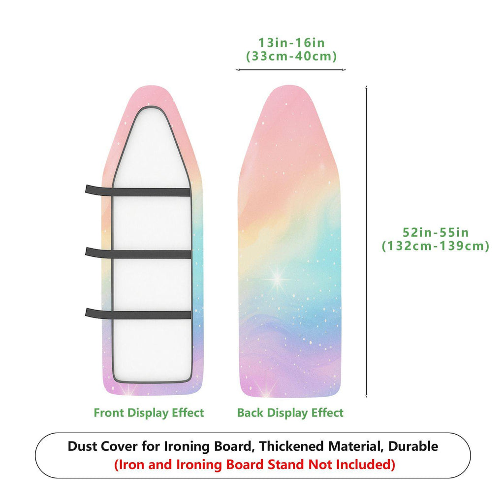 1-Piece Pastel Galaxy Star  Ironing Board Cover, Universal Size, Without Board