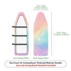 1-Piece Pastel Galaxy Star  Ironing Board Cover, Universal Size, Without Board