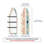 1-Piece Heart Pattern Striped Love Theme  Ironing Board Cover, Universal Size, Without Board