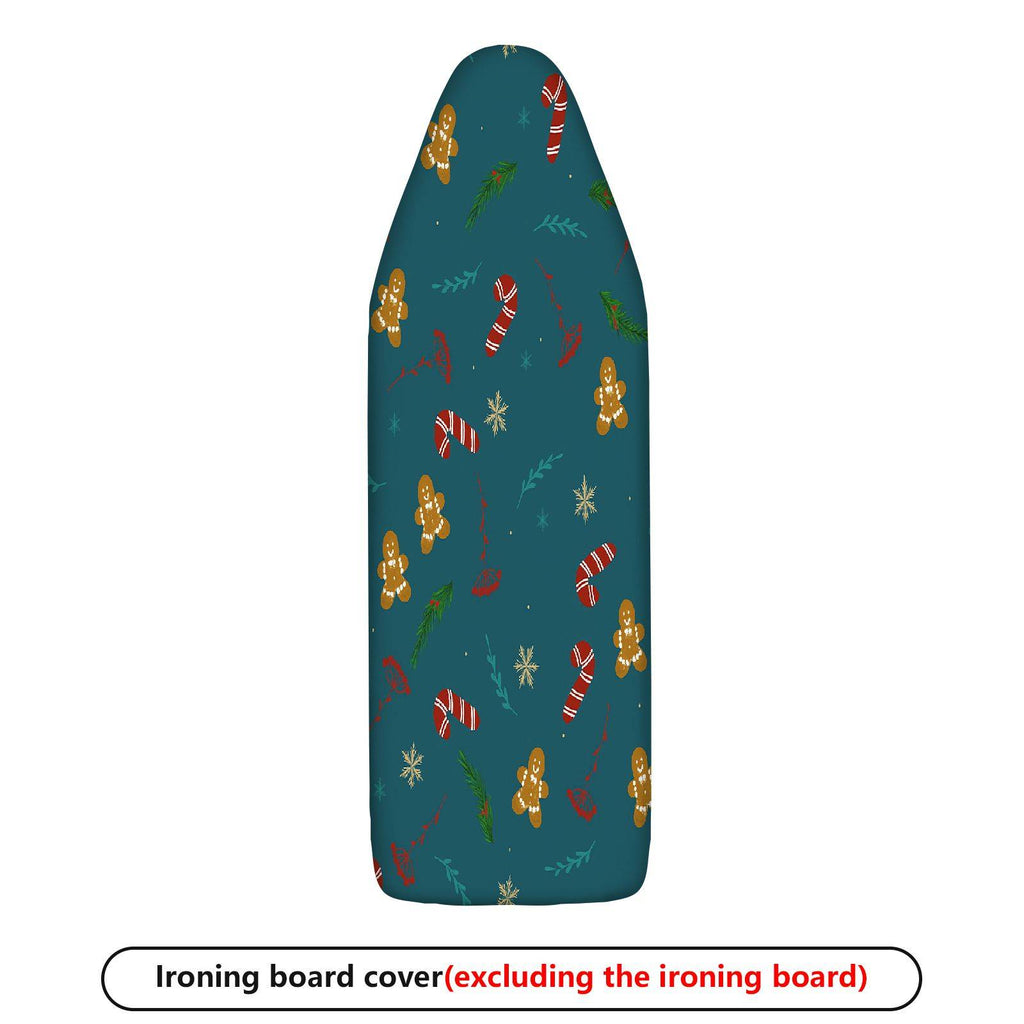1-Piece Christmas Gingerbread Candy  Ironing Board Cover, Universal Size, Without Board