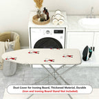 1-Piece Santa Christmas Red  Ironing Board Cover, Universal Size, Without Board
