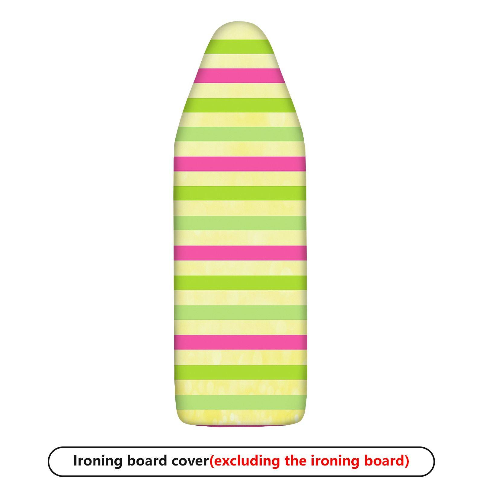 1-Piece Striped Colorful Vibrant  Ironing Board Cover, Universal Size, Without Board