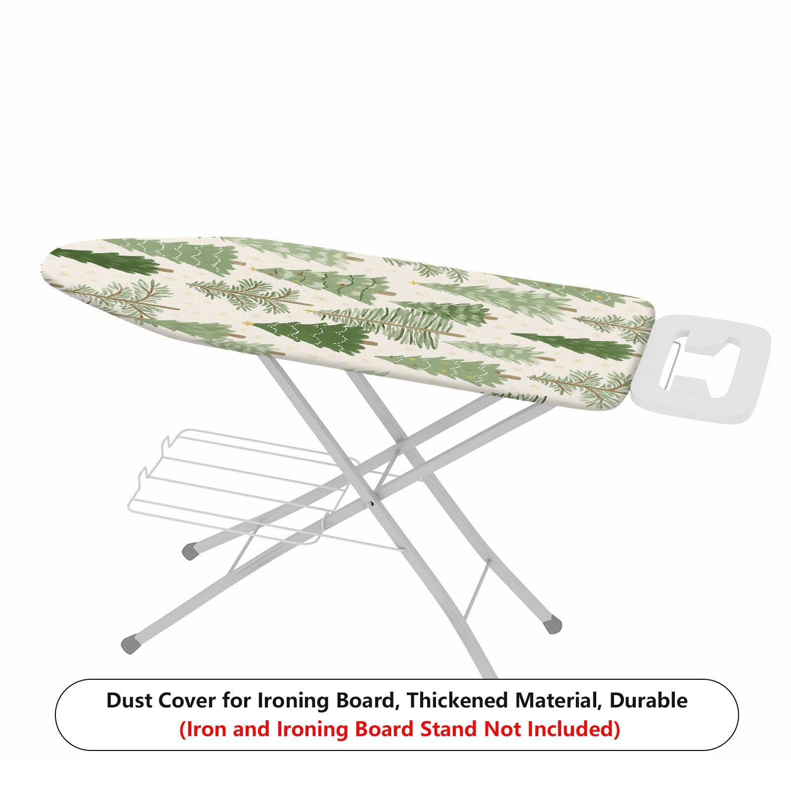 1-Piece Christmas Tree Forest Decor Nature  Ironing Board Cover, Universal Size, Without Board