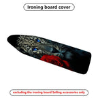 1-Piece Panther Rose Art Animal  Ironing Board Cover, Universal Size, Without Board