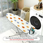 1-Piece Pumpkin Pattern Retro Autumn  Ironing Board Cover, Universal Size, Without Board