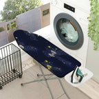 1-Piece Starry Ribbon Twinkle Blue  Ironing Board Cover, Universal Size, Without Board