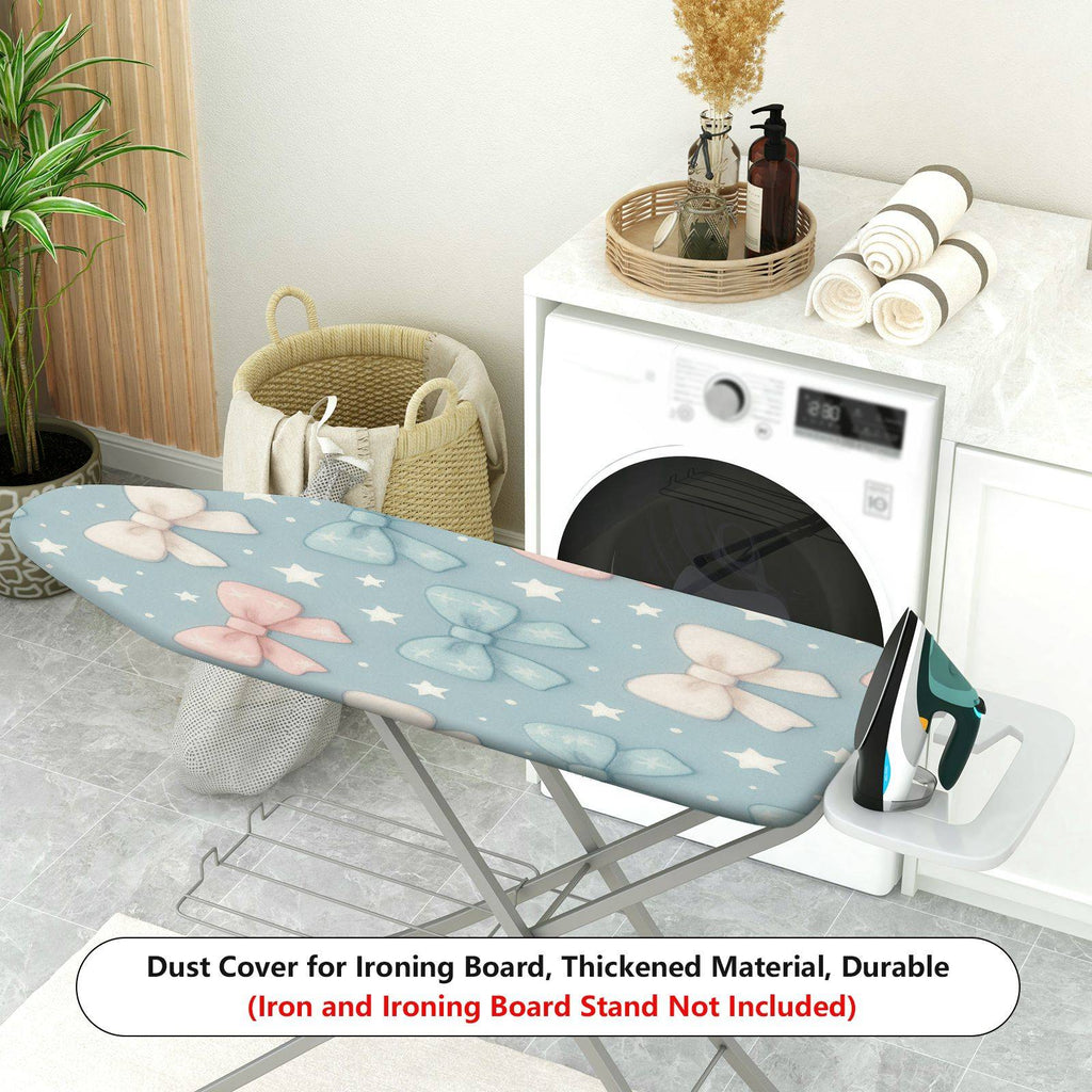 1-Piece Cute Bow Star Pattern  Ironing Board Cover, Universal Size, Without Board